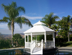 Valencia Vinyl Fence - Gazebo