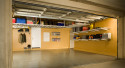 Overhead Storage Solutions rack in garage
