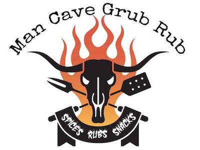 Man Cave Grub Hub: Spices, Rubs, Snacks [LOGO]
